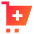 Shopping Cart Add Icon from Sharp Gradient Set