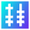 Abacus Vertical Icon from Sharp Gradient Set
