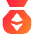 Bag Ethereum Icon from Sharp Gradient Set