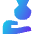 Bag Share Icon from Sharp Gradient Set