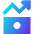 Money Trend Icon from Sharp Gradient Set