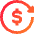 Transaction Repeat Recurring Icon from Sharp Gradient Set
