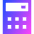 Calculator 1 Icon from Sharp Gradient Set