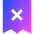 Receipt Cross Icon from Sharp Gradient Set