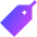 Tag Icon from Sharp Gradient Set