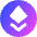Ethereum Circle Icon from Sharp Gradient Set