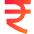 Rupee Icon from Sharp Gradient Set