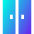 Closet Icon from Sharp Gradient Set