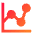 Graph Dot Icon from Sharp Gradient Set