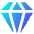 Diamond 2 Icon from Sharp Gradient Set