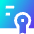 Document Certificate Icon from Sharp Gradient Set