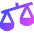 Justice Scale 2 Icon from Sharp Gradient Set