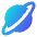 Planet Icon from Sharp Gradient Set