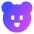 Bear Icon from Sharp Gradient Set