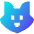 Fox Icon from Sharp Gradient Set