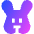 Rabbit Icon from Sharp Gradient Set