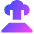 Volcano Icon from Sharp Gradient Set