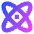 Atom Icon from Sharp Gradient Set