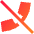 Call Hang Up Icon from Sharp Gradient Set