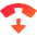 Hang Up 2 Icon from Sharp Gradient Set