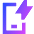 Phone Charging Icon from Sharp Gradient Set