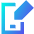 Phone Pen 1 Icon from Sharp Gradient Set