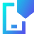 Phone Shield Icon from Sharp Gradient Set