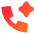 Phone Star Icon from Sharp Gradient Set