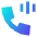 Voice Mail Phone Icon from Sharp Gradient Set