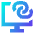 Desktop Personal Hotspot Icon from Sharp Gradient Set
