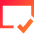 Browser Check Icon from Sharp Gradient Set