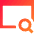 Browser Search Icon from Sharp Gradient Set