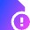 Threat Document Icon from Sharp Gradient Set