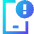 Threat Phone Icon from Sharp Gradient Set