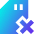 Sd Card Delete Cross Icon from Sharp Gradient Set