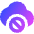 Cloud Block Icon from Sharp Gradient Set