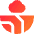 Cloud Globe Icon from Sharp Gradient Set