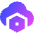 Cloud Setting Bolt Nut Icon from Sharp Gradient Set