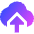 Cloud Upload Icon from Sharp Gradient Set