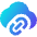 Insert Cloud Link Icon from Sharp Gradient Set