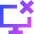 Desktop Delete Icon from Sharp Gradient Set