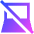 Laptop Disable Icon from Sharp Gradient Set