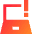 Laptop Warning 1 Icon from Sharp Gradient Set