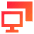 Monitor Project Screen Icon from Sharp Gradient Set