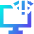 Monitor Error Icon from Sharp Gradient Set