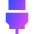 Usb Cable Icon from Sharp Gradient Set