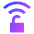 Wifi Not Secure Connection Icon from Sharp Gradient Set