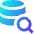 Database Search Icon from Sharp Gradient Set