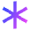 Asterisk 1 Icon from Sharp Gradient Set