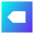 Delete Square Icon from Sharp Gradient Set